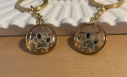 Porte-clés Noisette avec poils d’animaux (Bijoux souvenirs)