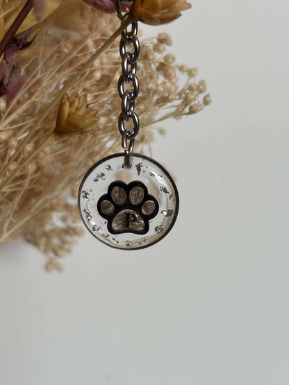 Porte-clés Noisette avec poils d’animaux (Bijoux souvenirs)
